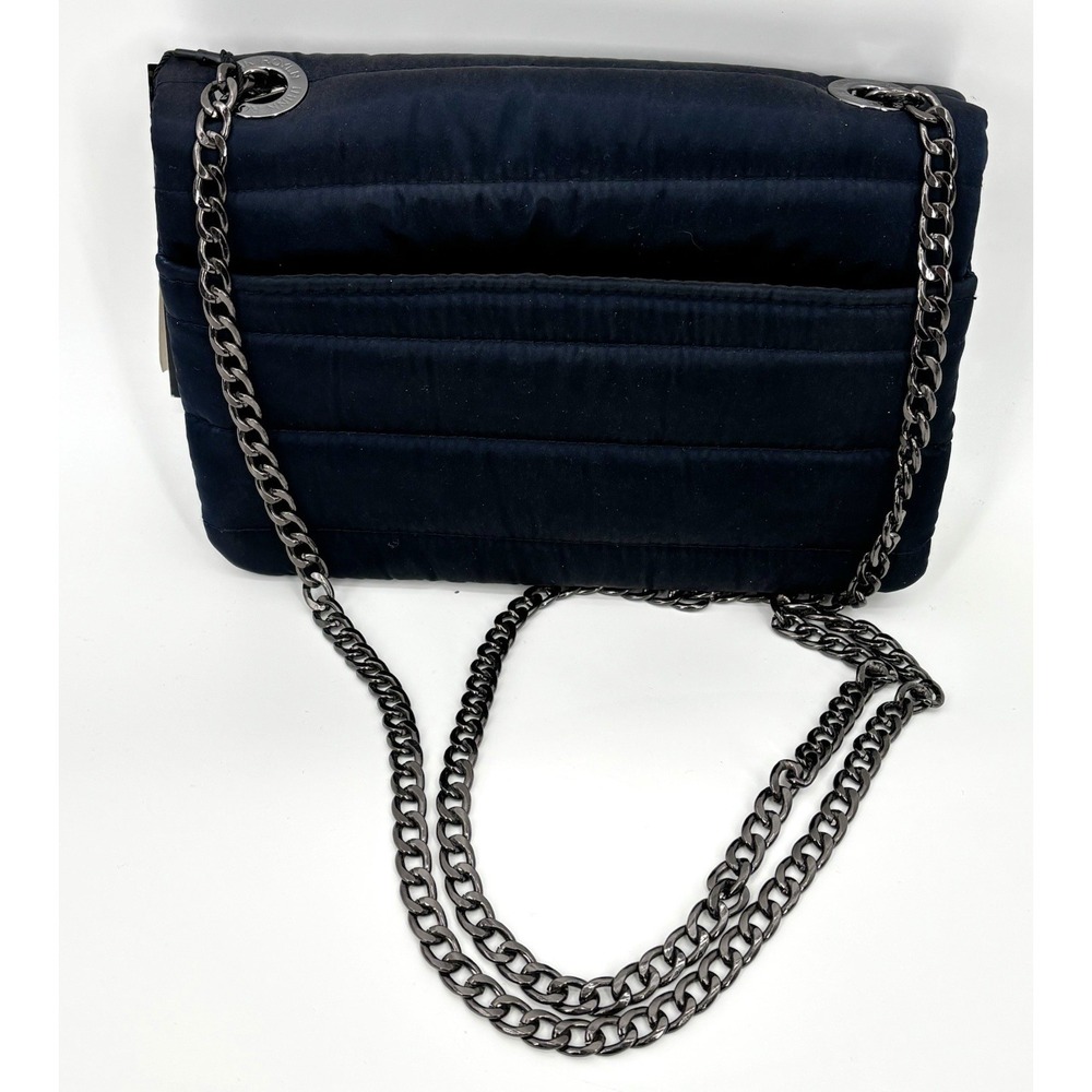 Think Royln Dame Handbag Indigo Quilted‎ Chain Strap Crossbody NWT
